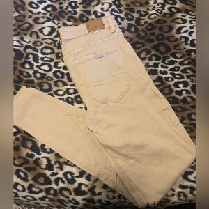 American eagle khaki jeans
